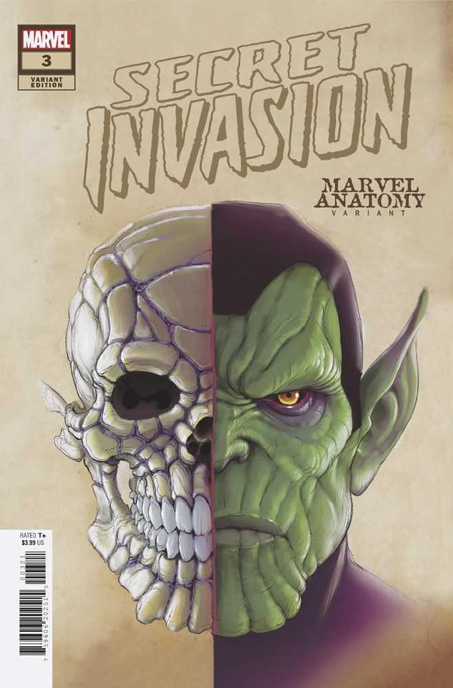 Secret Invasion #3 (Of 5) Marvel Anatomy Lobe Variant | Odin's Place