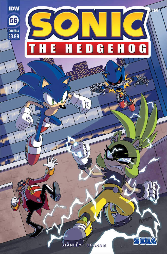 Sonic The Hedgehog #56 Cover A Peppers | Odin's Place