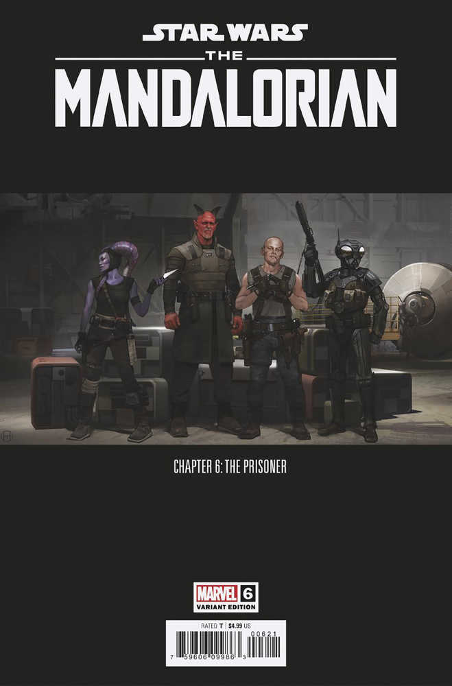 Star Wars Mandalorian #6 Concept Art Variant | Odin's Place