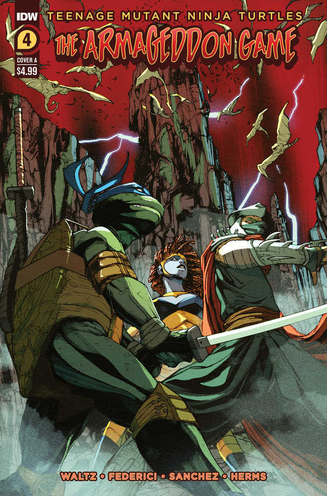 Teenage Mutant Ninja Turtles Armageddon Game #4 Cover A Federici (Mature) | Odin's Place