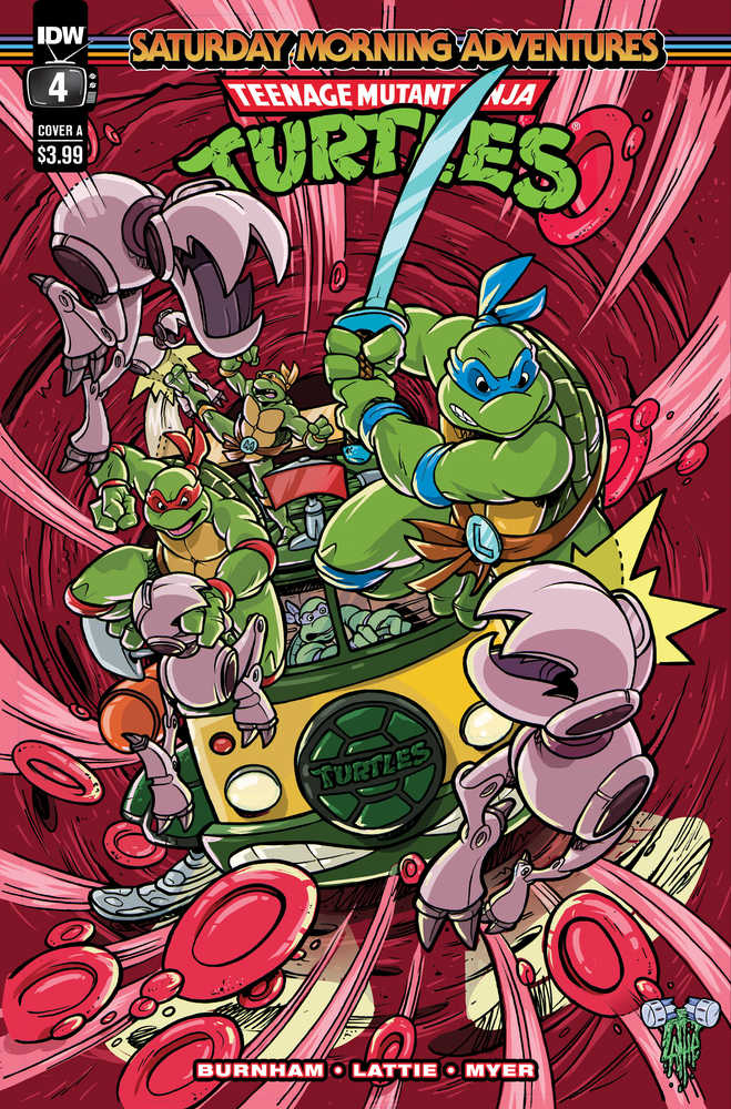 Teenage Mutant Ninja Turtles Saturday Morning Adventures #4 Cover A Lattie | Odin's Place