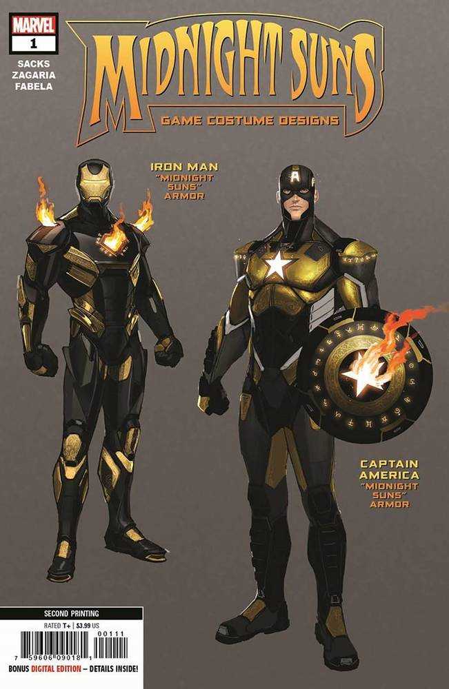 Midnight Suns #1 (Of 5) 2ND Printing Game Variant | Odin's Place