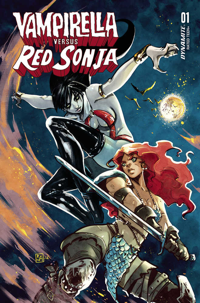 Vampirella vs Red Sonja #1 Cover Q Foc Ranaldi Original | Odin's Place