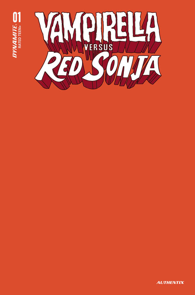 Vampirella vs Red Sonja #1 Cover T Foc Sonja Firey Orange Blan | Odin's Place