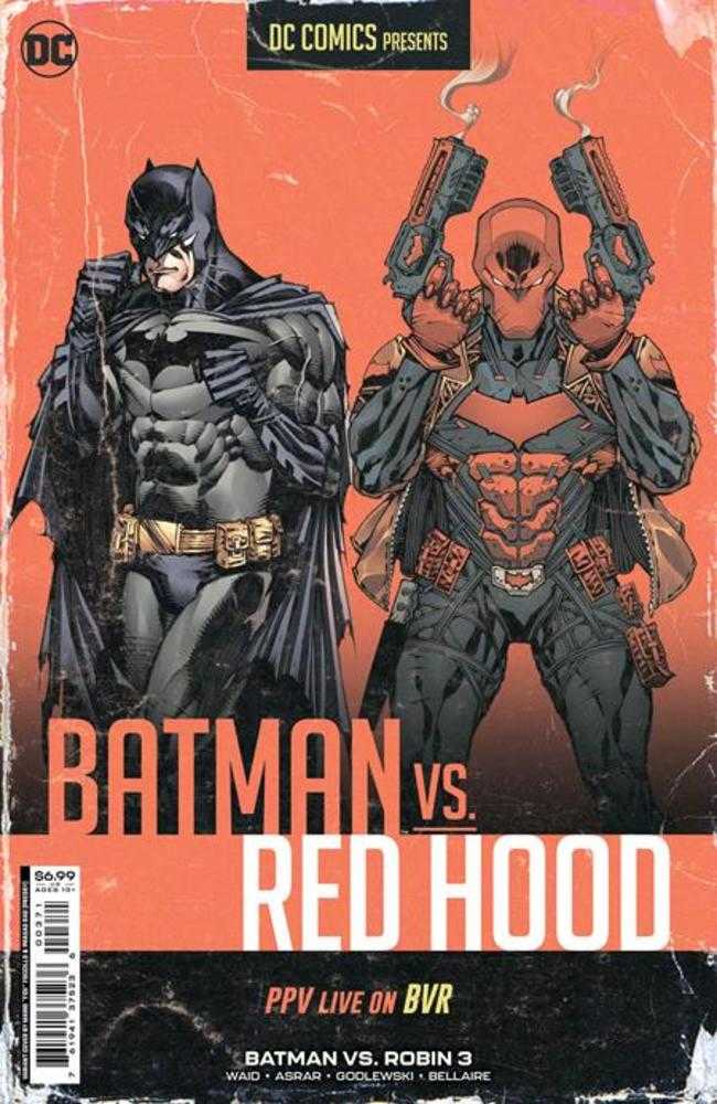 Batman vs Robin #3 (Of 5) Cover G Mario Fox Foccillo Fight Poster Batman vs Red Hood Card Stock Variant | Odin's Place