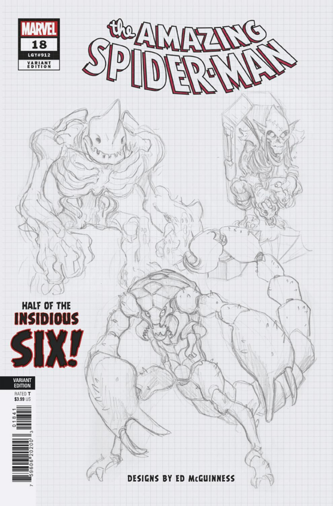 Amazing Spider-Man #18 Mcguinness Design Variant | Odin's Place