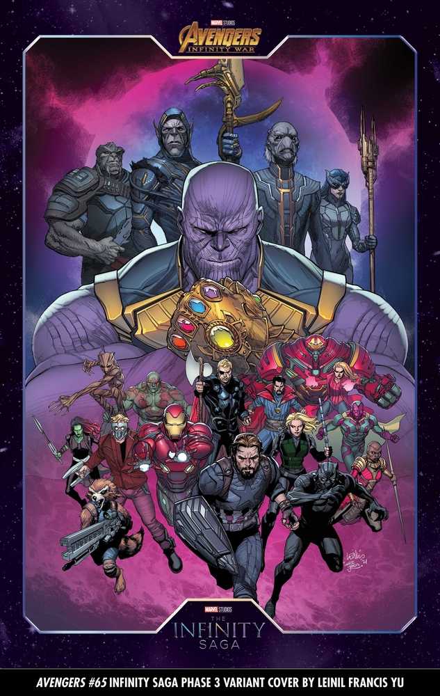 Avengers #65 Yu Infinity Saga Phase 3 Variant | Odin's Place