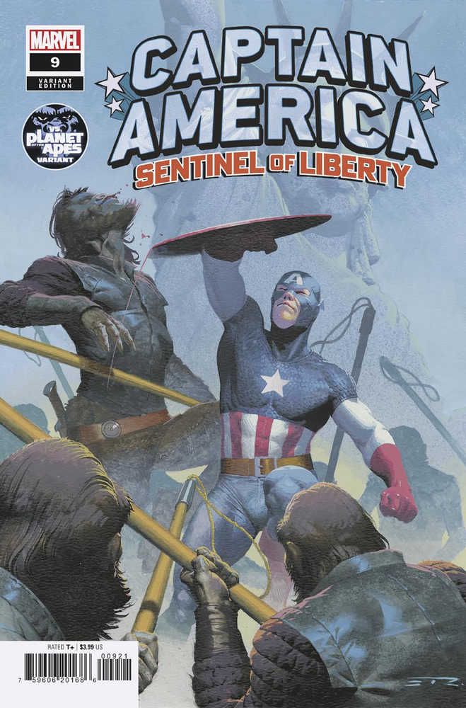 Captain America Sentinel Of Liberty #9 Planet Of The Apes Va | Odin's Place