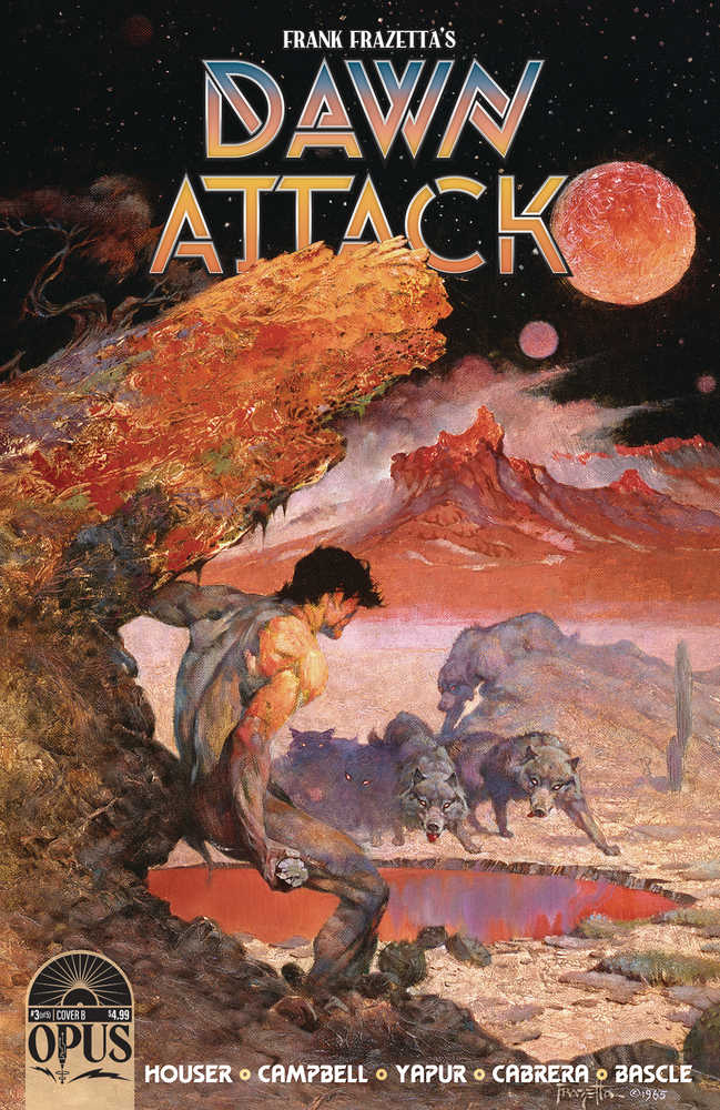 Frank Frazettas Dawn Attack #3 (Of 5) Cover B Frazetta | Odin's Place
