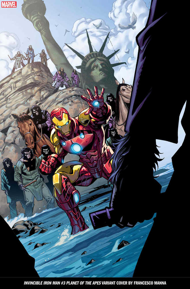Invincible Iron Man #3 Manna Planet Of The Apes Variant | Odin's Place