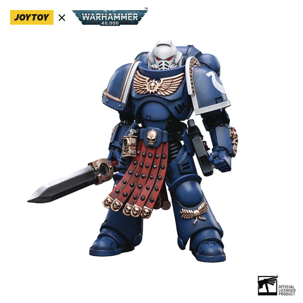 Joytoy 40k Ultramarines Primaris Assault Vet Inters 1/18 Action Figure | Odin's Place