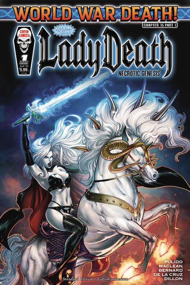 Lady Death Necrotic Genesis #1 (Of 2) Cover A Bernard Standard | Odin's Place