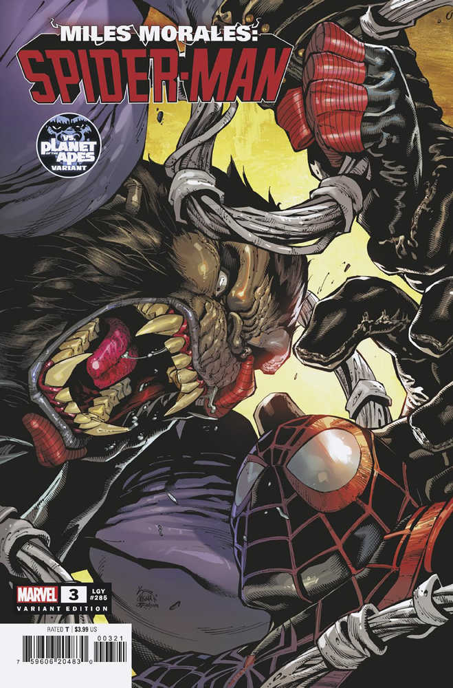 Miles Morales Spider-Man #3 Stegman Planet Of The Apes Variant | Odin's Place