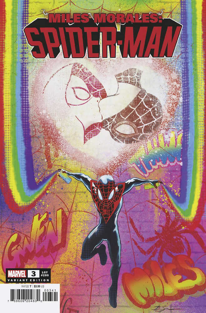 Miles Morales Spider-Man #3 Graffiti Variant | Odin's Place