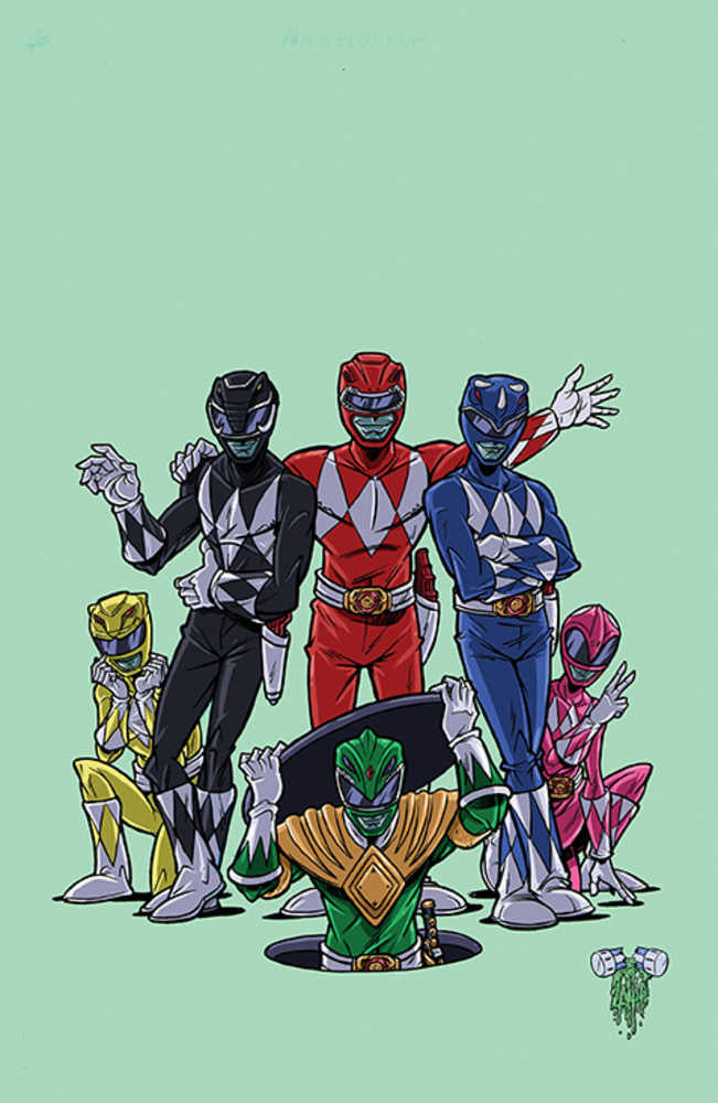 Mmpr Teenage Mutant Ninja Turtles II #2 (Of 5) Cover C Mmpr Variant Lattie | Odin's Place