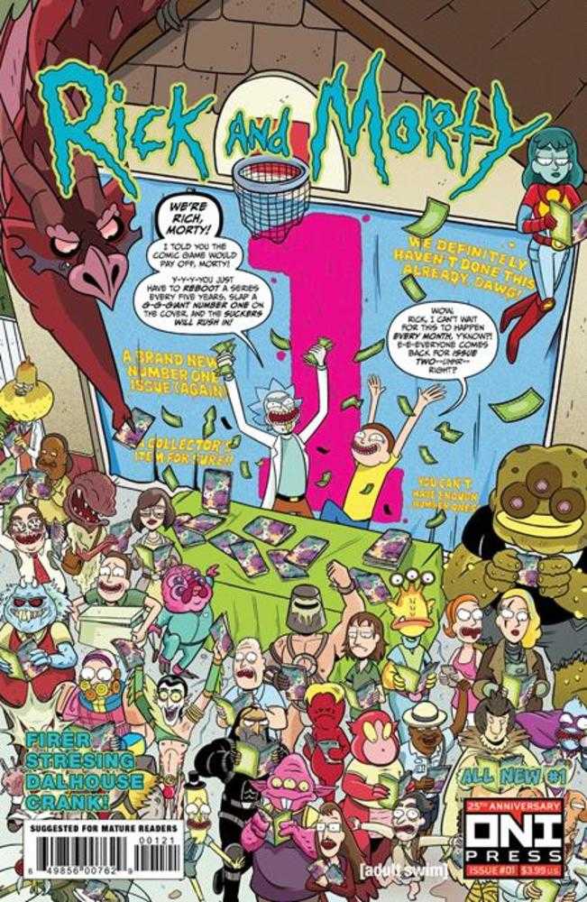 Rick And Morty #1 Cover B Marc Ellerby Variant (Mature) | Odin's Place