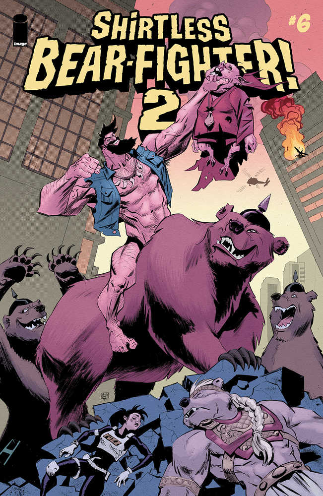 Shirtless Bear-Fighter 2 #6 (Of 7) Cover B Green | Odin's Place