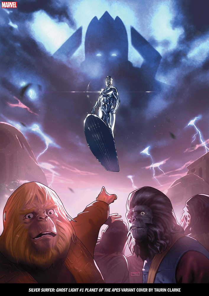 Silver Surfer Ghost Light #1 Clarke Planet Of The Apes Variant | Odin's Place