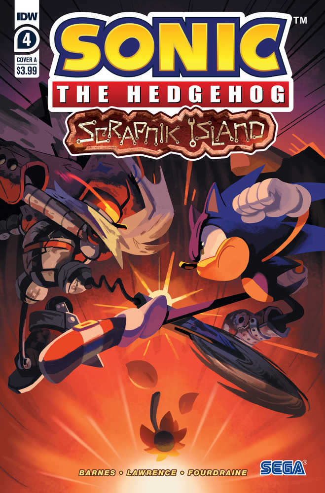 Sonic The Hedgehog Scrapnik Island #4 Cover A Fourdraine | Odin's Place