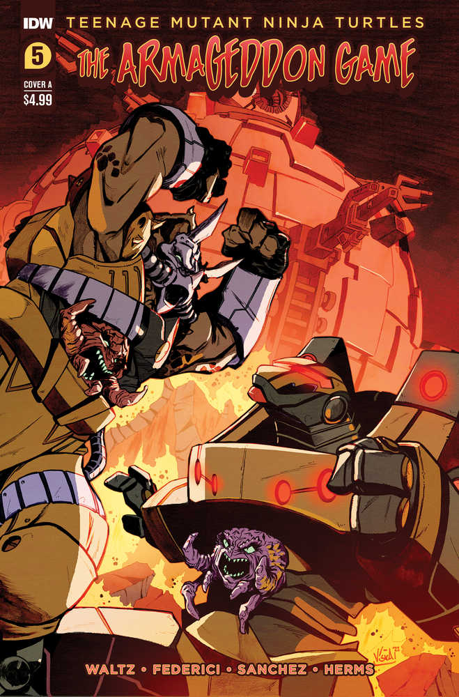 Teenage Mutant Ninja Turtles Armageddon Game #5 Cover A Federici | Odin's Place