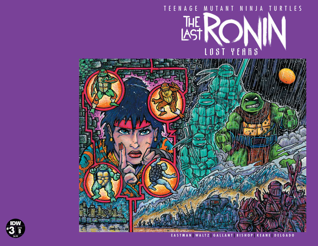 Teenage Mutant Ninja Turtles Last Ronin Lost Years #3 Cover B Eastman Bishop | Odin's Place