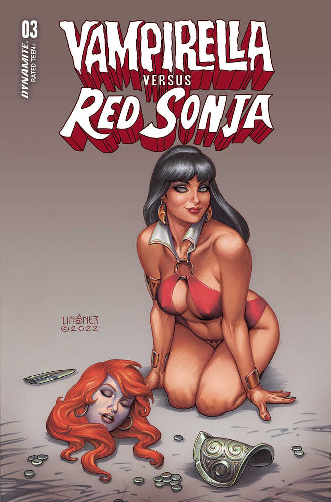 Vampirella vs Red Sonja #3 Cover B Linsner | Odin's Place