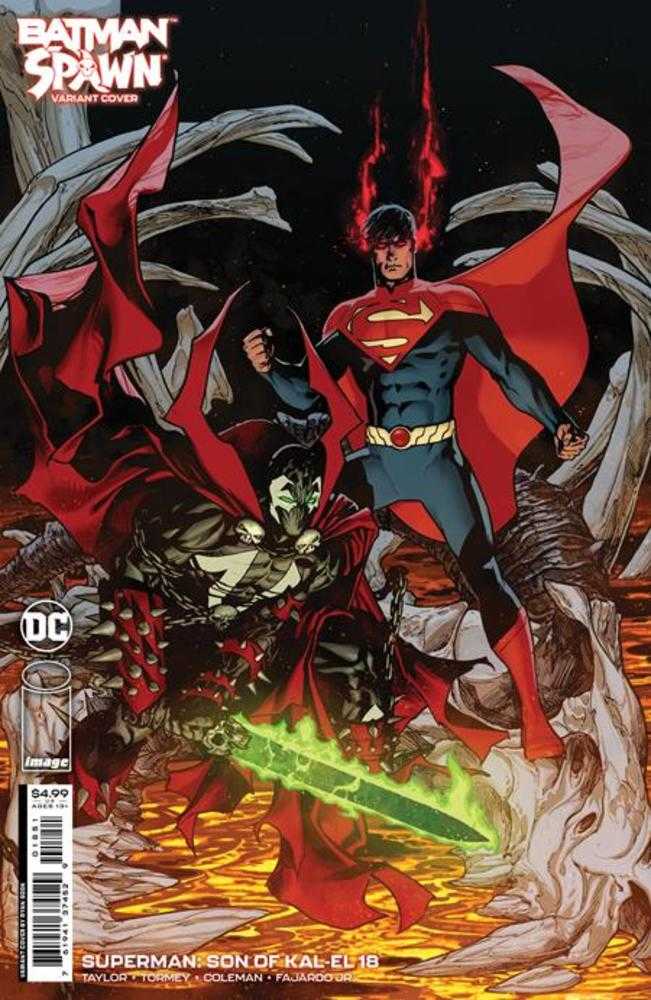 Superman Son Of Kal-El #18 Cover E  Ryan Sook DC Spawn Card Stock Variant (Kal-El Returns) | Odin's Place