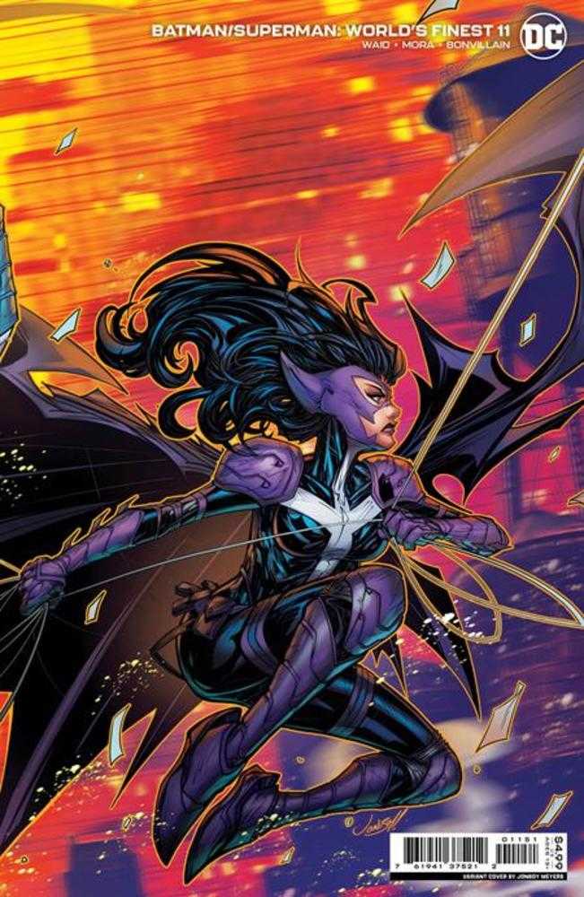 Batman Superman Worlds Finest #11 Cover C Jonboy Meyers Huntress Connecting Card Stock Variant | Odin's Place