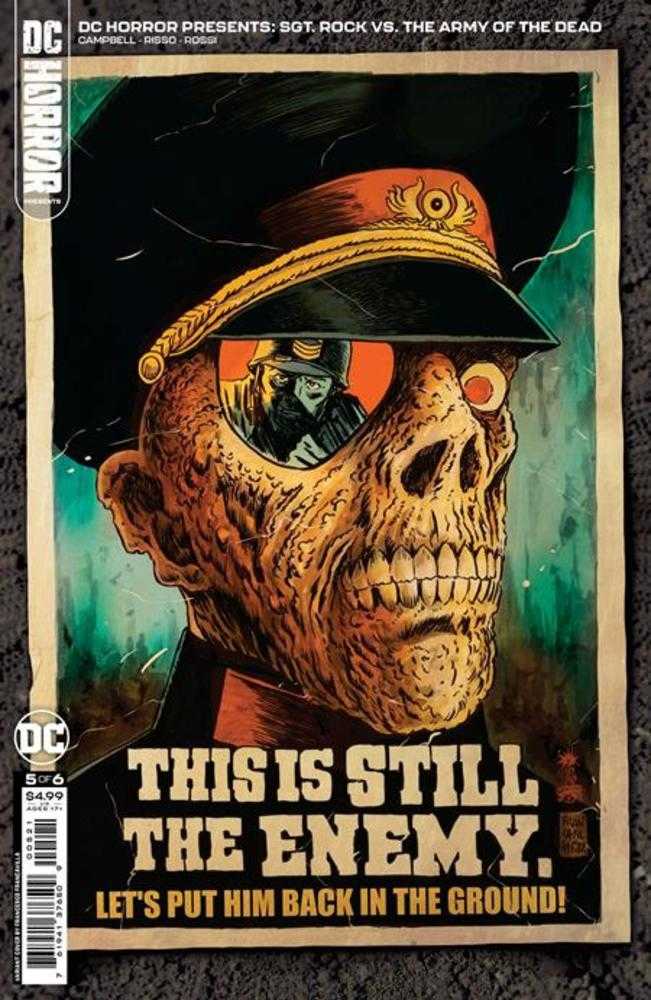 DC Horror Presents Sgt Rock vs The Army Of The Dead #5 (Of 6) Cover B Francesco Francavilla Card Stock Variant (Mature) | Odin's Place