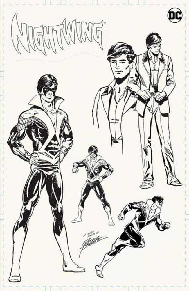 Nightwing #100 Cover H George Perez Art Board Design Card Stock Variant | Odin's Place