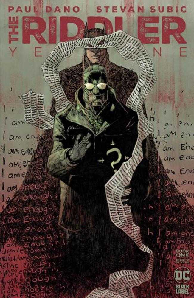 Riddler Year One #1 Second Printing Cover A Jim Lee (Mature) | Odin's Place