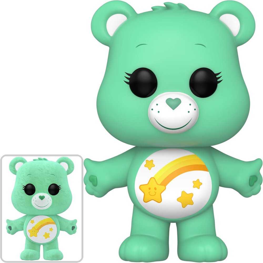 Pop Animation Care Bears 40th Wish Bear Fl with Ch Vinyl Figure | Odin's Place