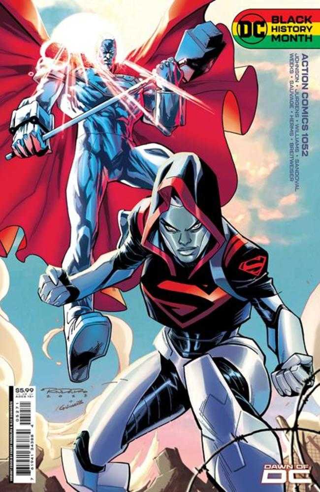Action Comics #1052 Cover E Khary Randolph Black History Month Card Stock Variant | Odin's Place