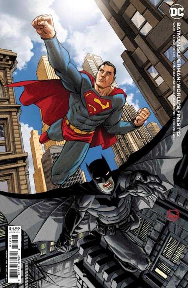 Batman Superman Worlds Finest #12 Cover B Dave Johnson Card Stock Variant | Odin's Place