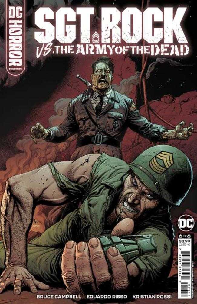 DC Horror Presents Sgt Rock vs The Army Of The Dead #6 (Of 6) Cover A Gary Frank (Mature) | Odin's Place