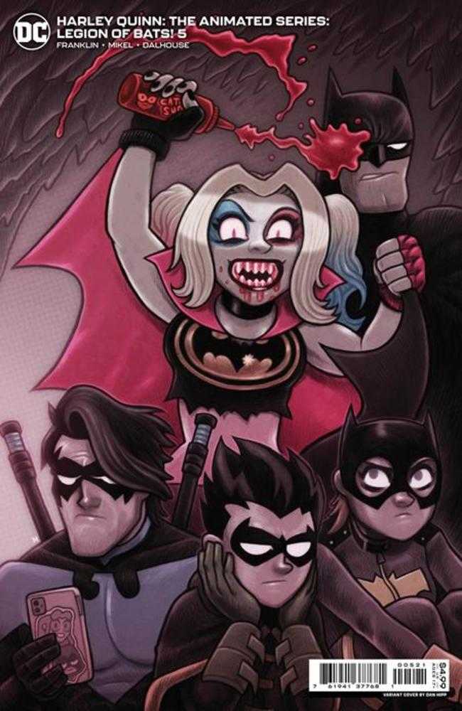 Harley Quinn The Animated Series Legion Of Bats #5 (Of 6) Cover B Dan Hipp Card Stock Variant (Mature) | Odin's Place