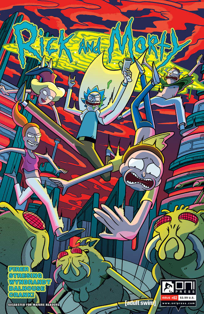 Rick And Morty #2 Cover B Marc Ellerby Variant (Mature) | Odin's Place