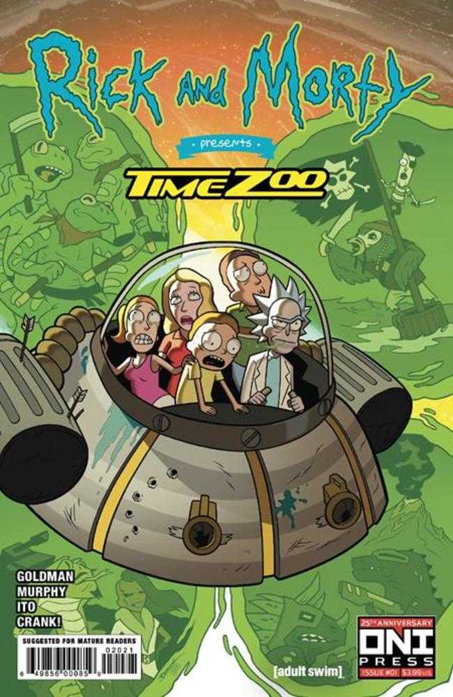Rick And Morty Presents Time Zoo #1 Cover B Derek Fridolfs Variant (Mature) | Odin's Place