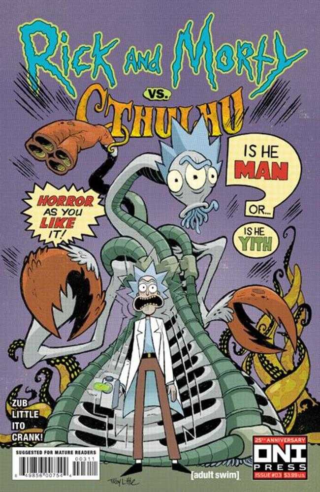 Rick And Morty vs Cthulhu #3 (Of 4) Cover A Troy Little (Mature) | Odin's Place