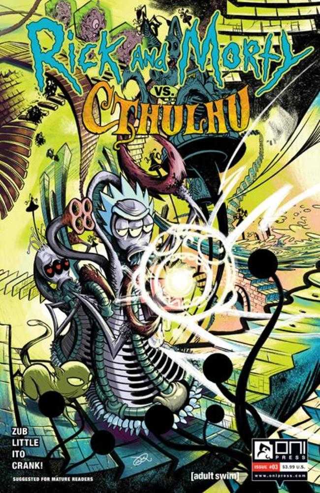 Rick And Morty vs Cthulhu #3 (Of 4) Cover C Ryan Lee Variant (Mature) | Odin's Place