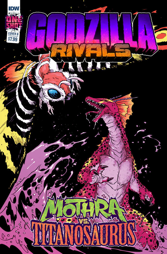 Godzilla Rivals Mothra vs Titanosaurus Cover B Campbell (Mature) | Odin's Place