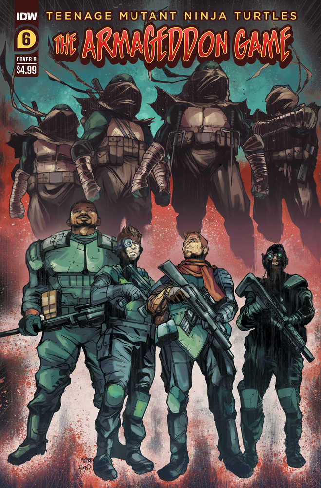 Teenage Mutant Ninja Turtles Armageddon Game #6 Cover B Sanchez | Odin's Place