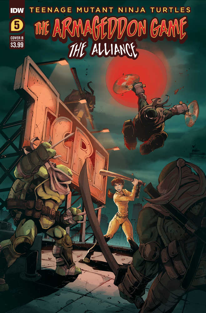 Teenage Mutant Ninja Turtles Armageddon Game Alliance #5 Cover B Verdugo | Odin's Place