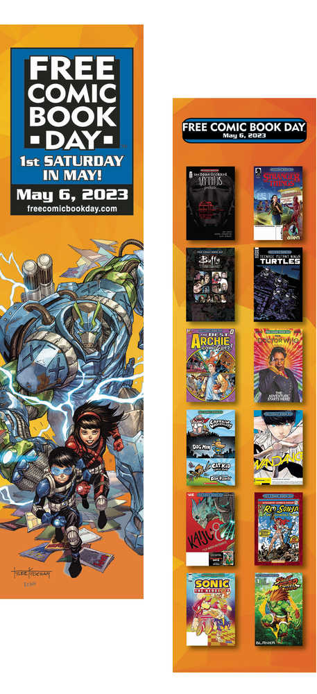 Free Comic Book Day 2023 Bookmarks (Bundle Of 50) | Odin's Place