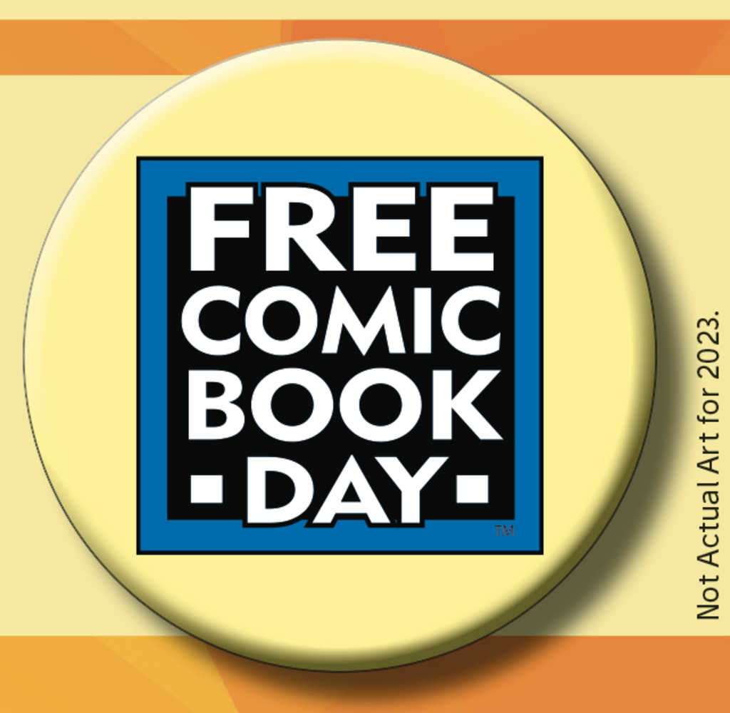 Free Comic Book Day 2023 Circle Buttons (Bundle Of 50) | Odin's Place