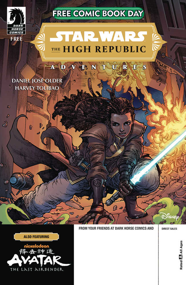 Free Comic Book Day 2023 Star Wars High Repub Advs & Avatar Last Airbender | Odin's Place