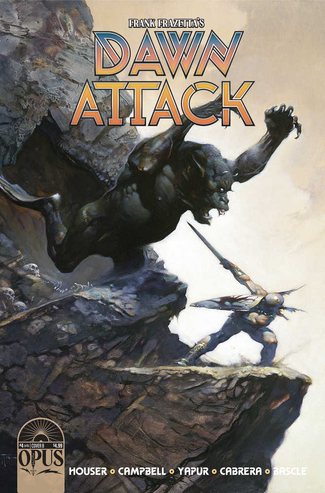 Frank Frazettas Dawn Attack #4 (Of 5) Cover B Frazetta | Odin's Place