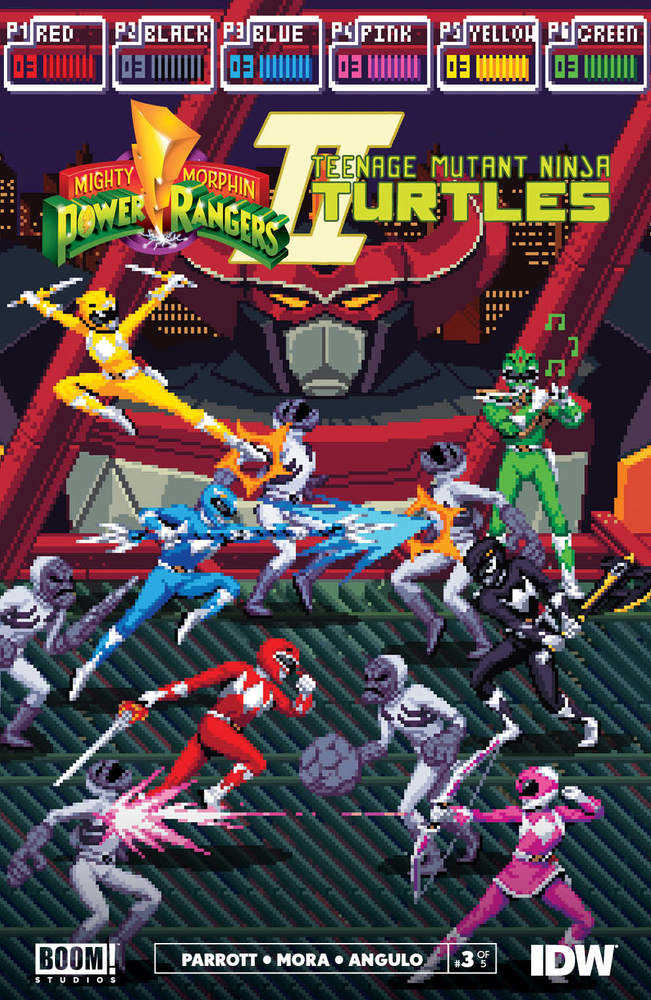 Mmpr Teenage Mutant Ninja Turtles II #3 (Of 5) Cover C Mmpr Variant Sanches | Odin's Place