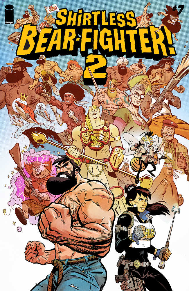 Shirtless Bear-Fighter 2 #7 (Of 7) Cover B Vendrell | Odin's Place