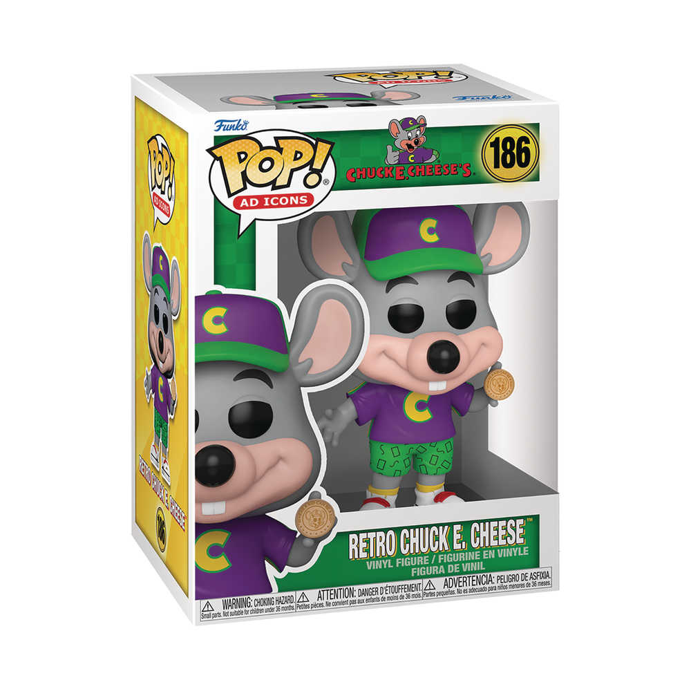 Pop Ad Icon Chuck E Cheese Chuck Vinyl Figure | Odin's Place